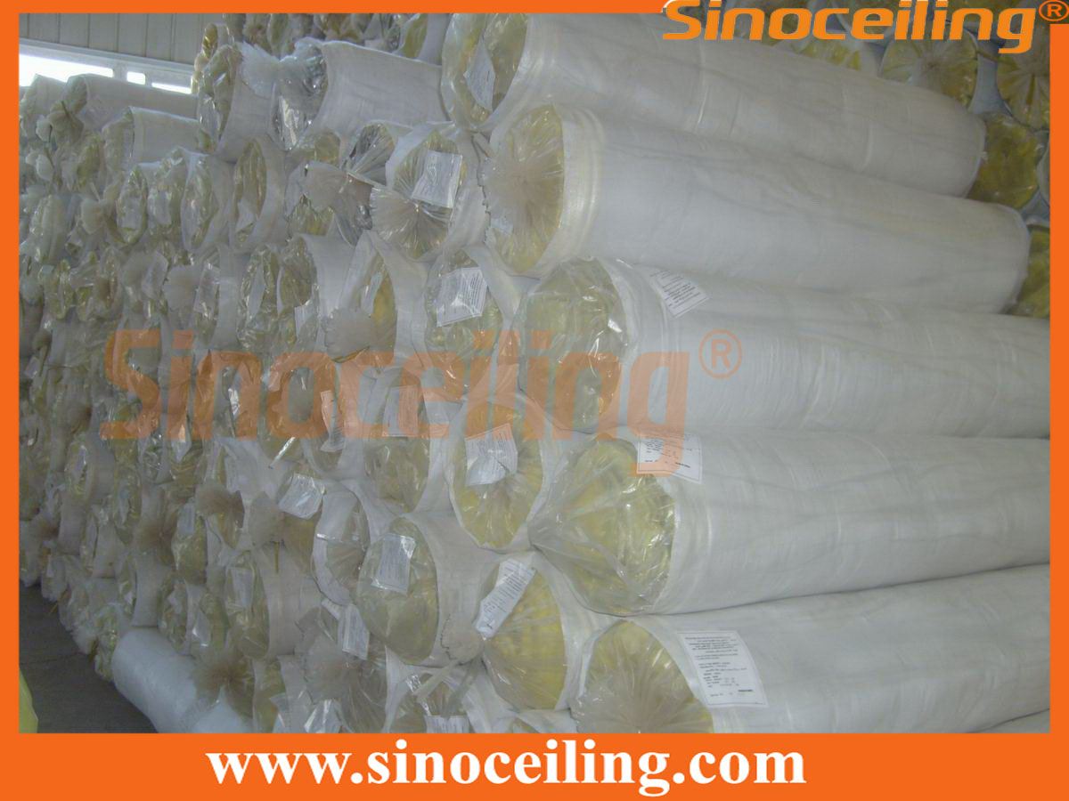 packing of glasswool in roll