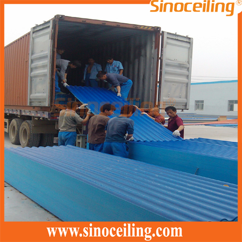 Loading of corrugated roofing sheets